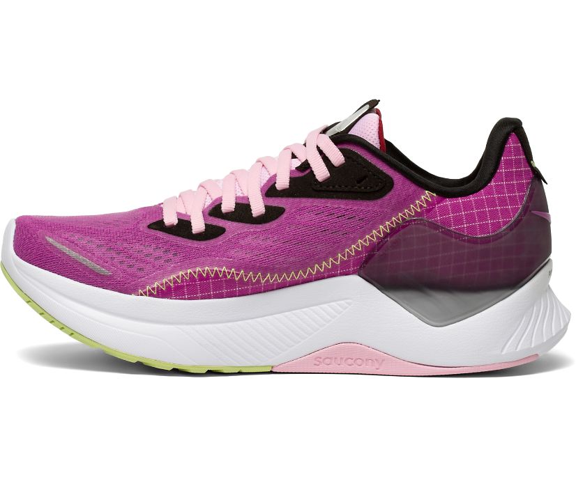 Women's Saucony Endorphin Shift 2 Running Shoes Pink / Purple | Singapore 115AHKP